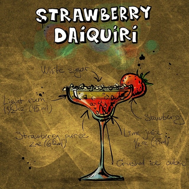 Cocktail, Strawiquery Daiquiri, Vară