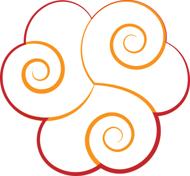Free cloud celtic red vector
