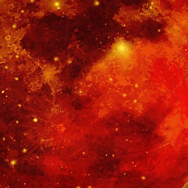 Free fantasy red yellow illustration