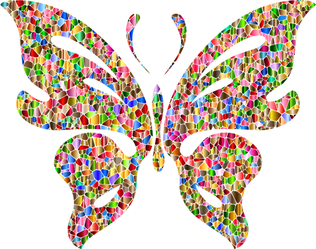 Free animal butterfly clips vector