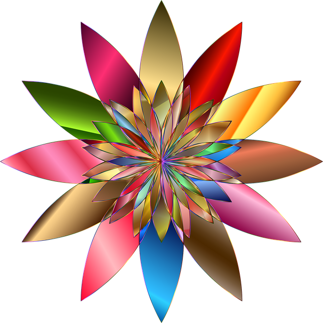 Free colorful prismatic chromatic vector