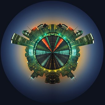 Free Panoramic Little Planet illustration and picture