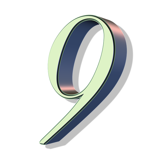Free number digit decimal illustration