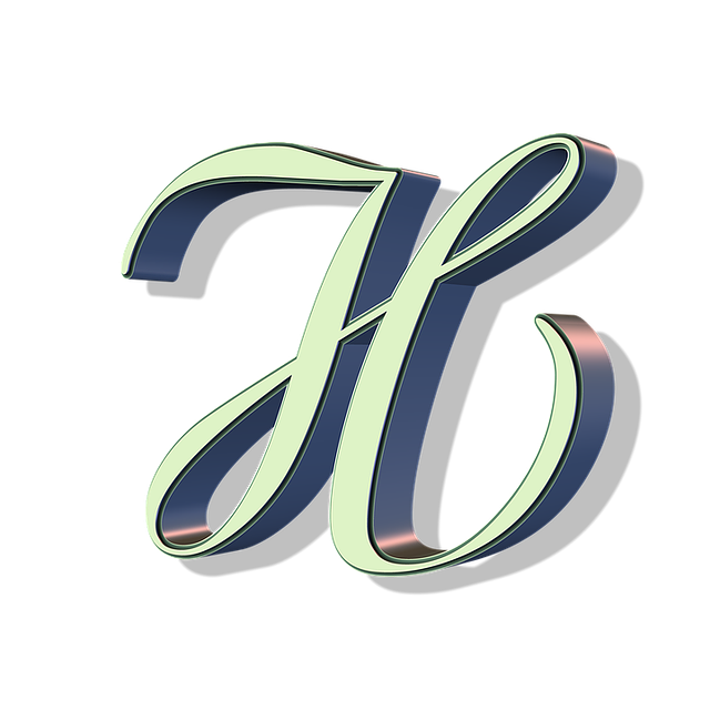 Free alphabet letter font illustration