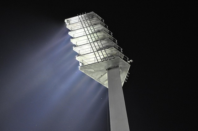 free photo flood light night football free image on led light motion