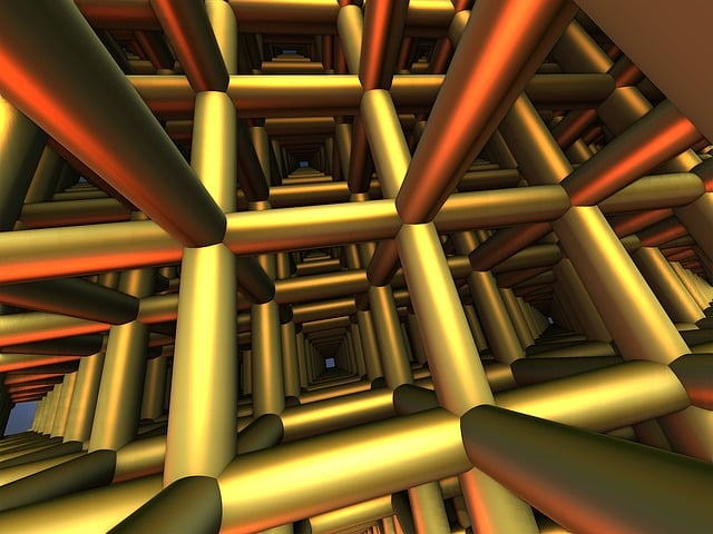 Free bars pipes grid illustration