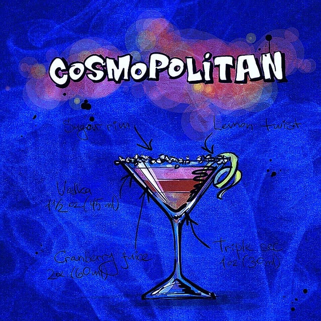 Cocktail, Kosmopolitisk, Alkohol, Parti