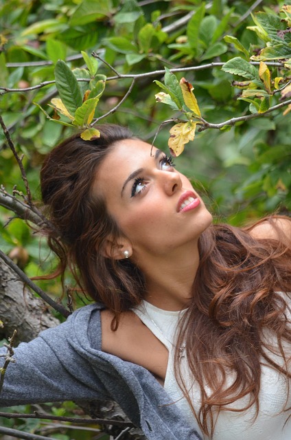 Modelo, Naturaleza, Mujer, Chica, Joven