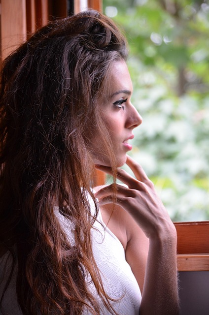 Luz, Naturaleza, Bosque, Mujer, Joven