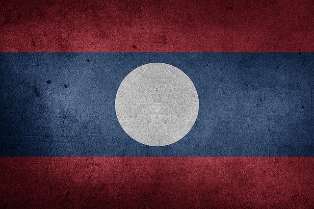 Free flag laos asia illustration