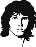 jim morrison, portrait, james douglas morrison