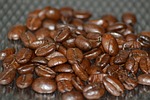 coffee beans, macro, countertop