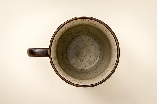 マグカップ, コップ, ティー, セラミック, 食器, 陶磁器, 飲む, 古い