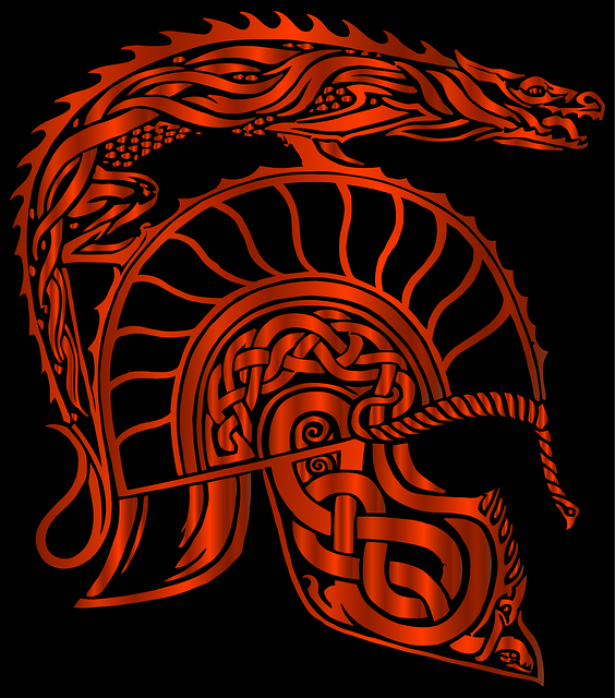 Free armor dragon lotr vector