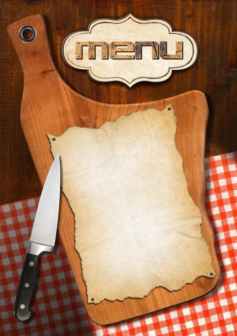 Menu, Catering, Kok