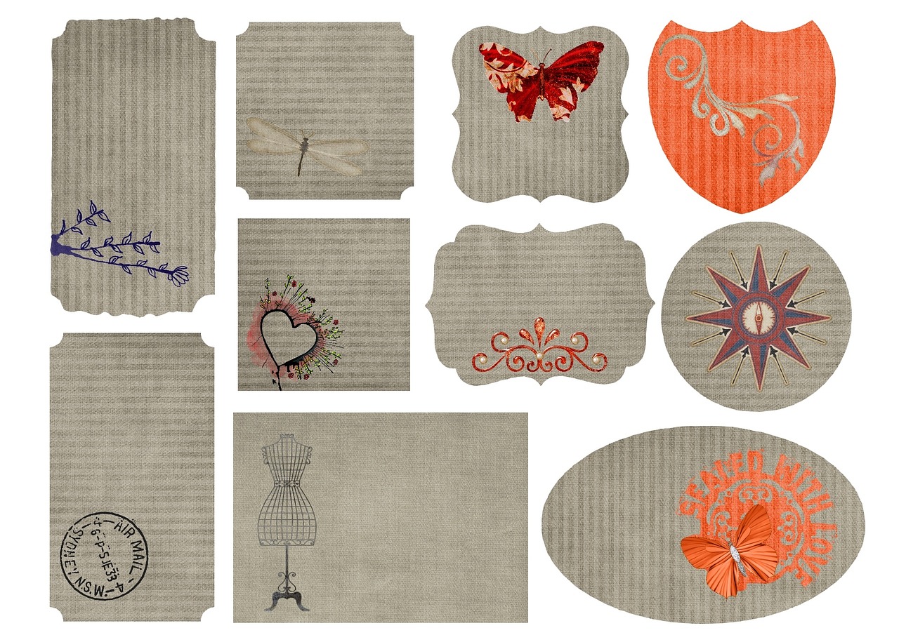 Download Tags, Label, Collage. Royalty-Free Stock Illustration Image ...