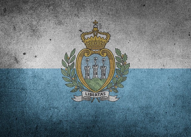Free flag san marino europe illustration