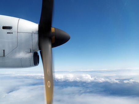 Flugzeug, Atr, Reise, Urlaub, Himmel