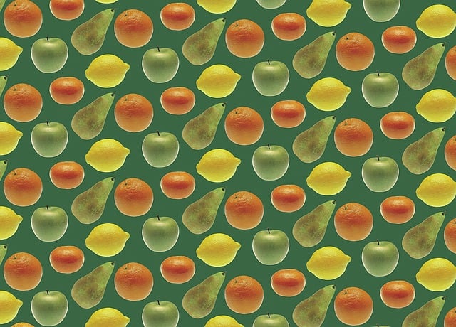 Free background fruits several illustration