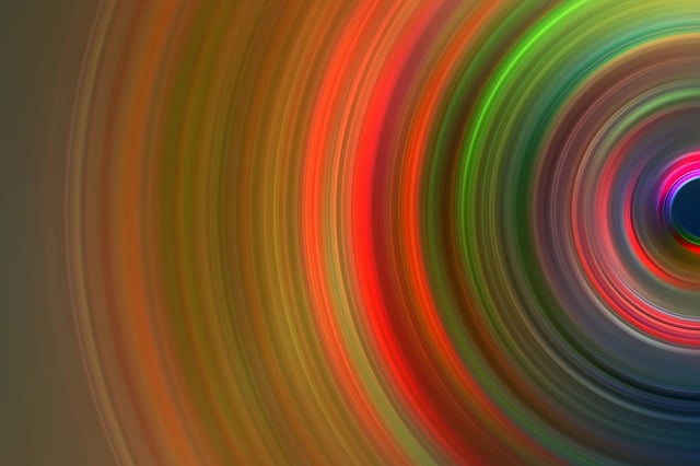 Free semicircle lines shining illustration