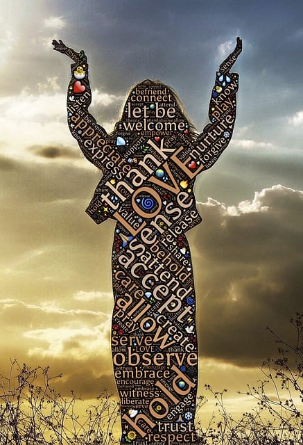 Free gratitude prayer love illustration