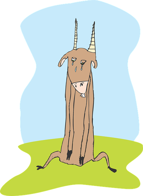 Free cow drawing children's vector