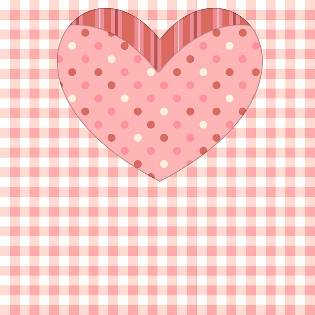 Free pink girl gingham illustration