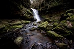 waterfall, hareshaw linn, northumberland