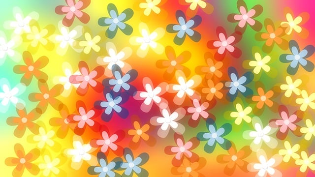 Free flower floral background background illustration