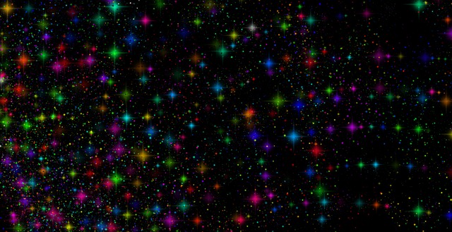 Free stars artistic background illustration