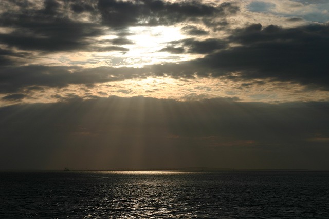 Terschelling, Západ Slunce, Nebe