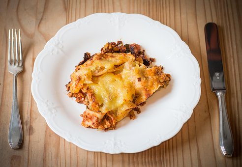 Lasagne, Pasta, Eten, Gegratineerde
