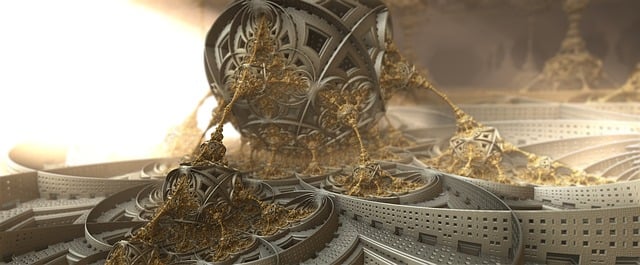 Free fractal mandelbulb 3d illustration