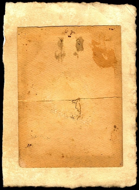 Free raw yellow paper illustration