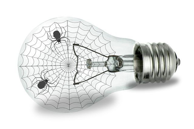 Free lamp spider light illustration