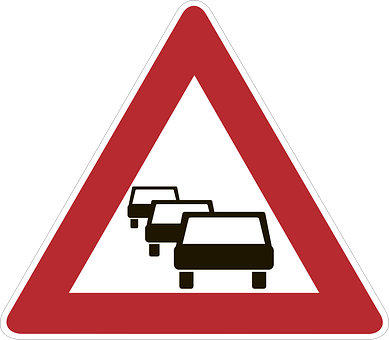 Free Traffic Jam Traffic Sign vector and picture