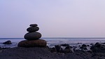 balance, sea, meditation