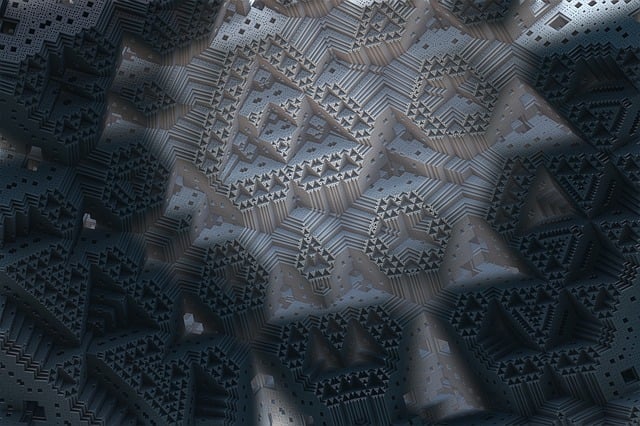 Free fractal 3d render illustration