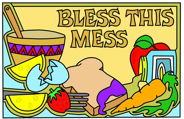 Free food family eating illustration