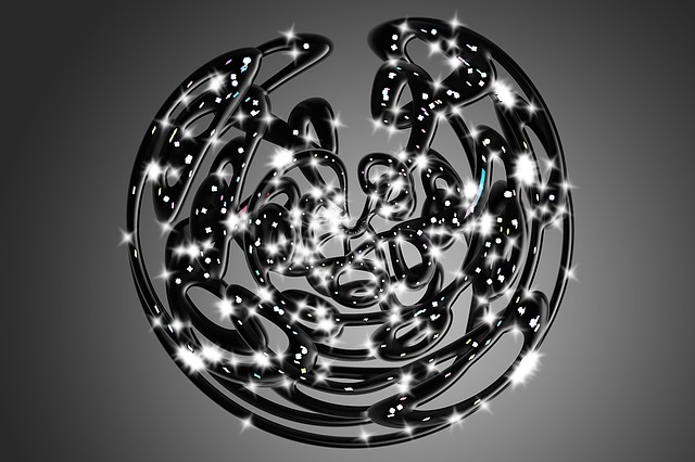 Free circle deformed art template illustration