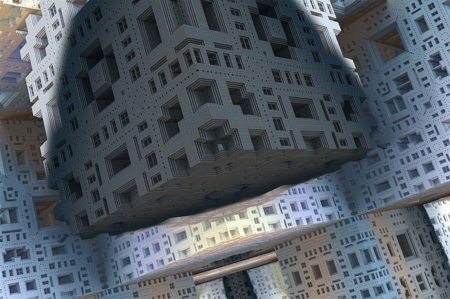 Free fractal 3d render illustration