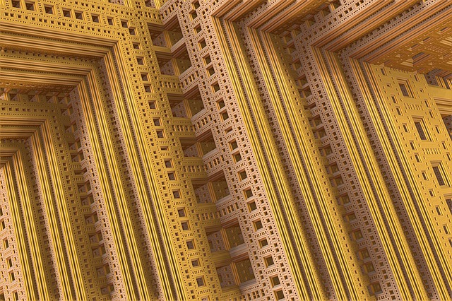 Free fractal 3d render illustration