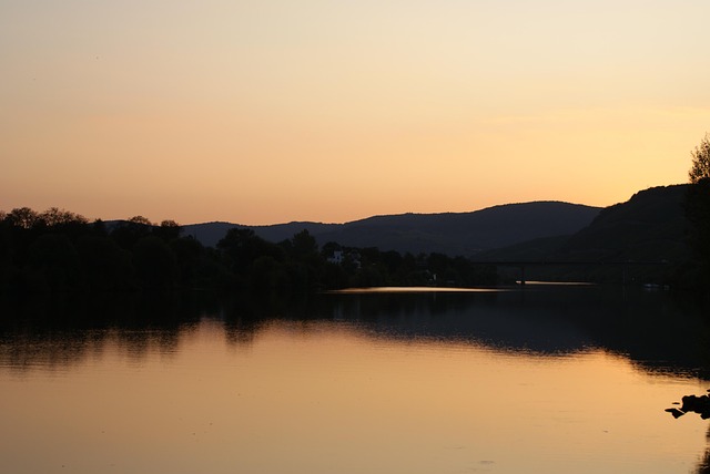 Free Moselle Sunset photo and picture