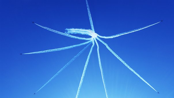 Spectacol Aerian, Public, Zbor, Avion