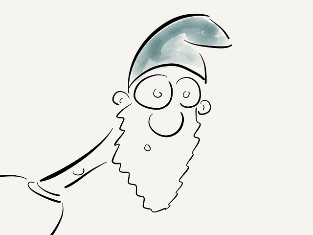 Free old man senior illustration