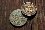 money, metal, wood