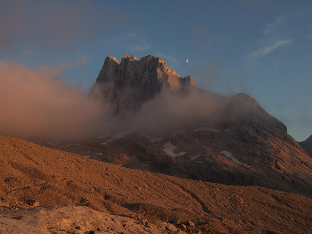 Free Dachstein Afterglow photo and picture