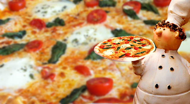 Free pizza italian meal illustration
