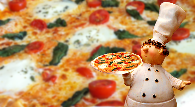 Free pizza italian meal illustration