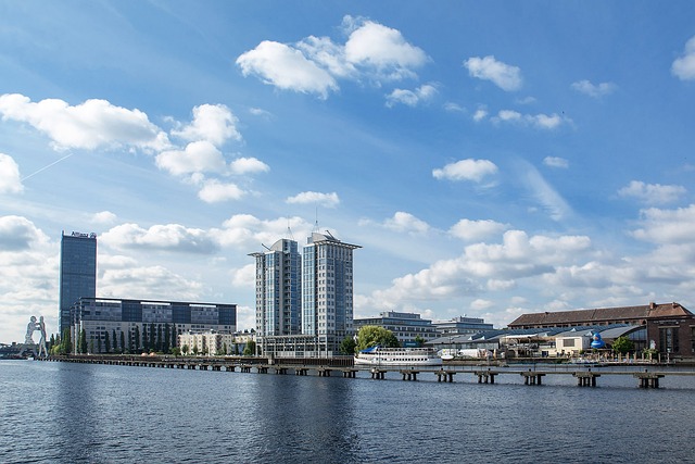 Berlijn, Duitsland, Treptow, Spree
